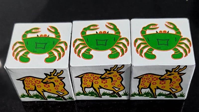 Cách nhớ 6 mặt bầu cua theo các cặp đối diện