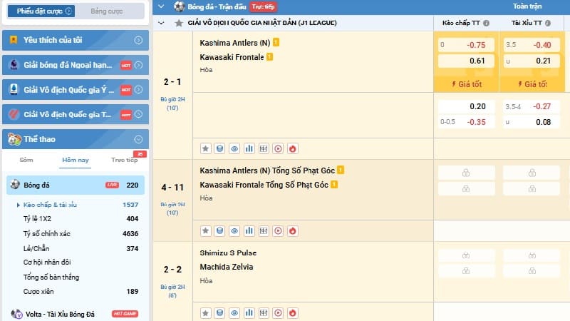 Sảnh K Sports uy tín tại thể thao Vibet