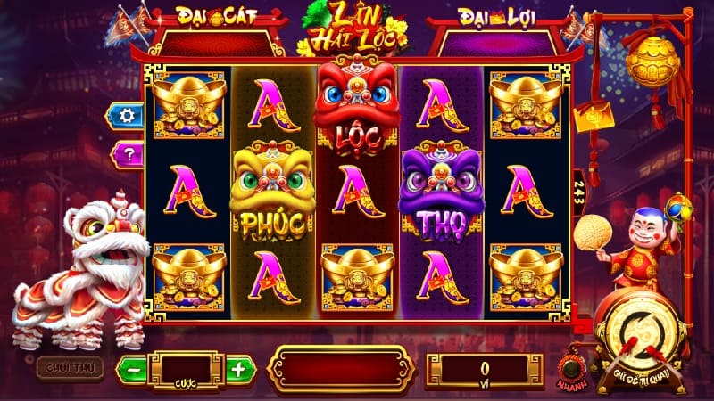 Game nổ hũ mới Lân Hái Lộc tăng cơ hội săn jackpot
