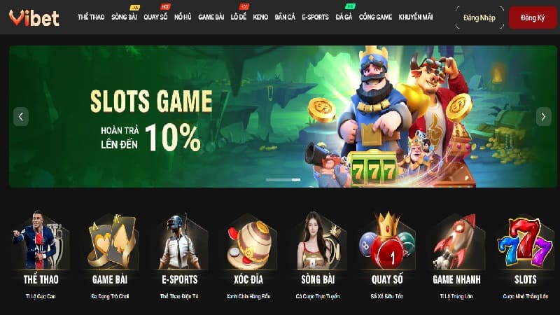 Truy cập trang web chính thức để đăng ký Vibet