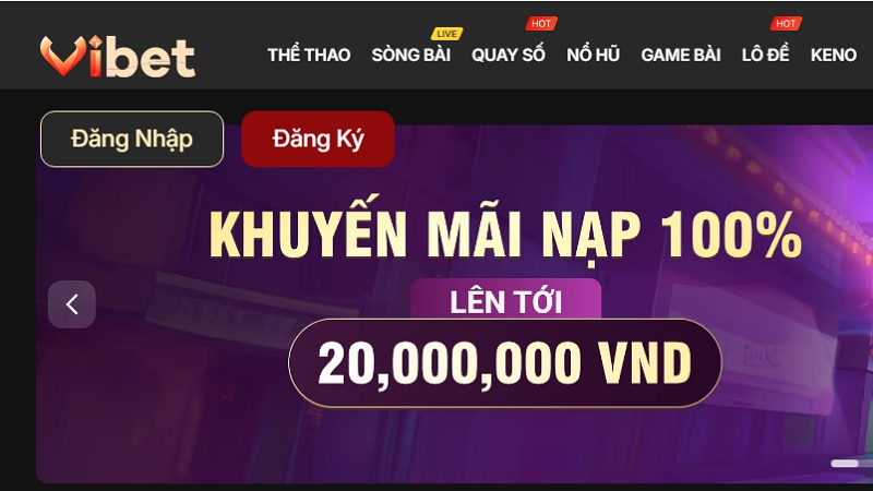 Truy cập trang chủ chính thức để đăng nhập Vibet
