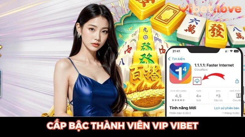 Cấp bậc thành viên vip VIBET
